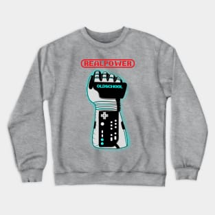 Old School Power Glove Crewneck Sweatshirt